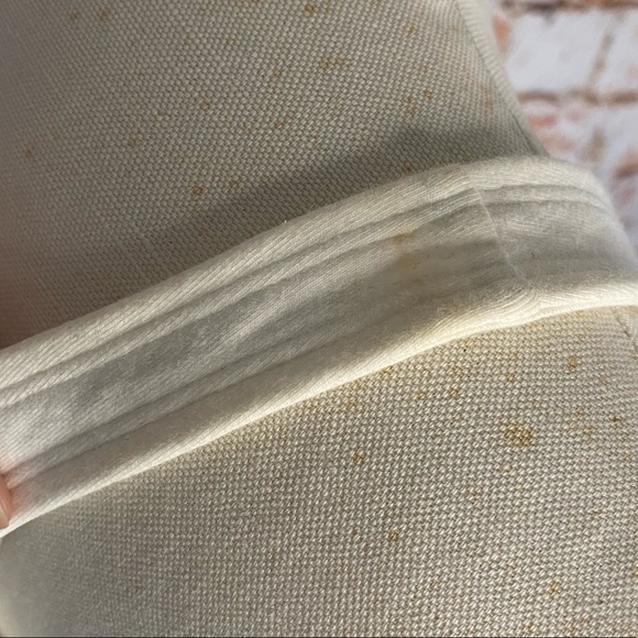 Express white peplum tank top zip back medium - Picture 4 of 7